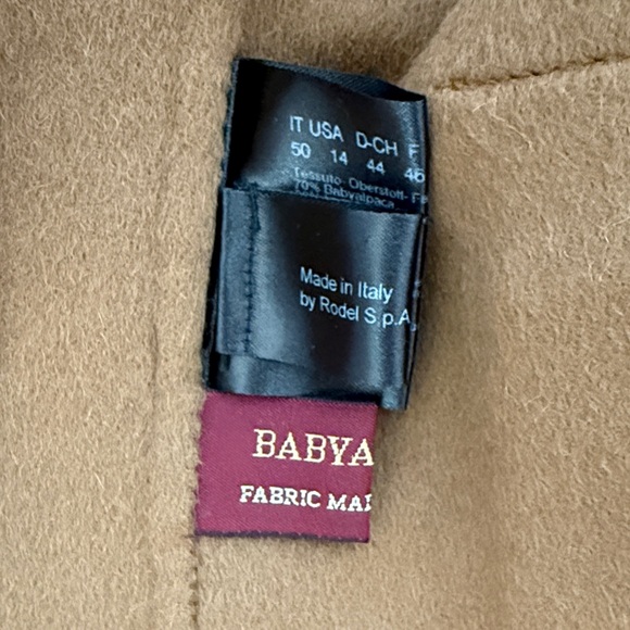 Cinzia Rocco Classic Short Baby Alpaca Wool Coat - Picture 13 of 14